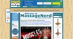 Desktop Screenshot of massagenerd.com